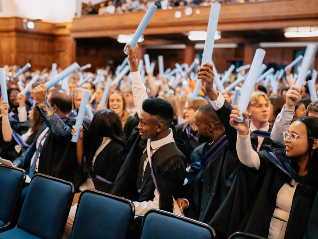 Recent graduates celebrate